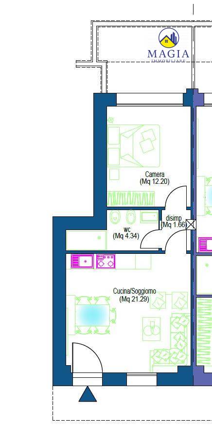 Appartamento in vendita a San Benedetto del Tronto, Porto d'Ascoli