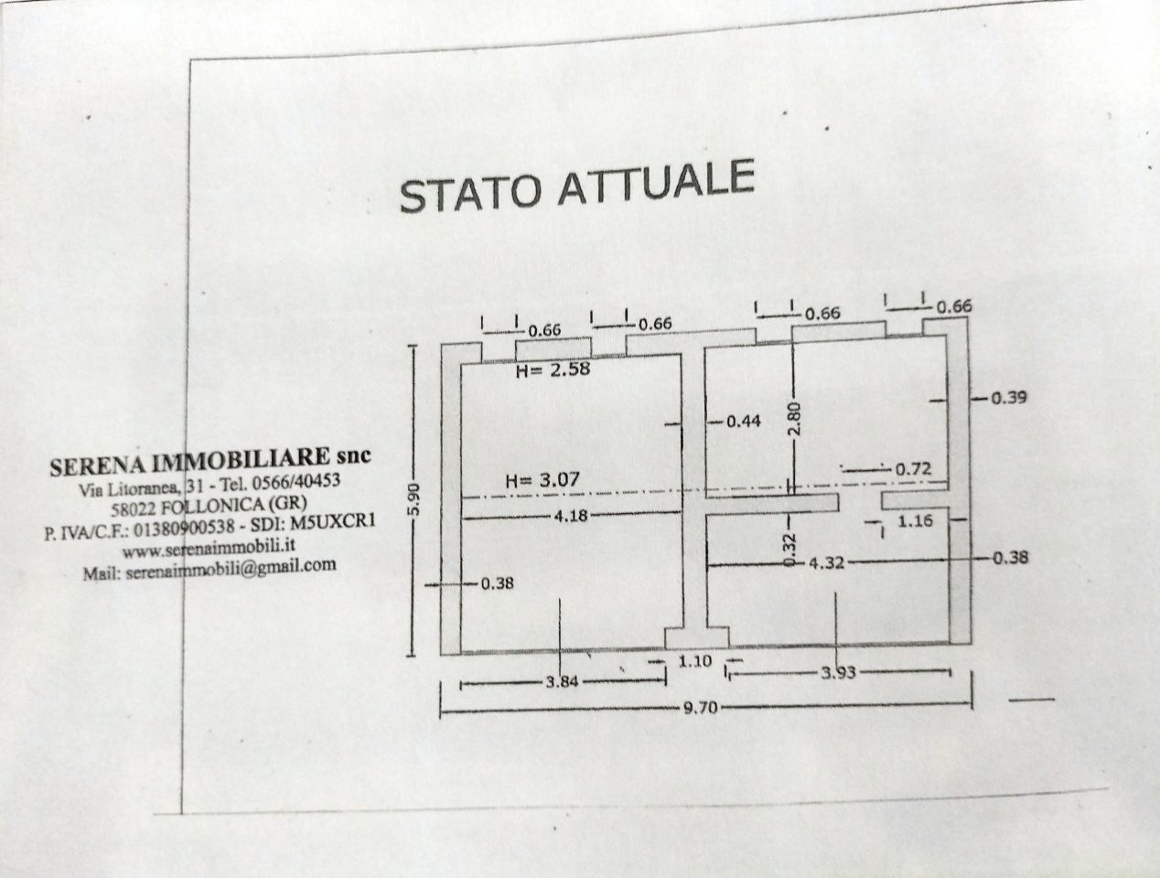 Rustico da ristrutturare a Gavorrano