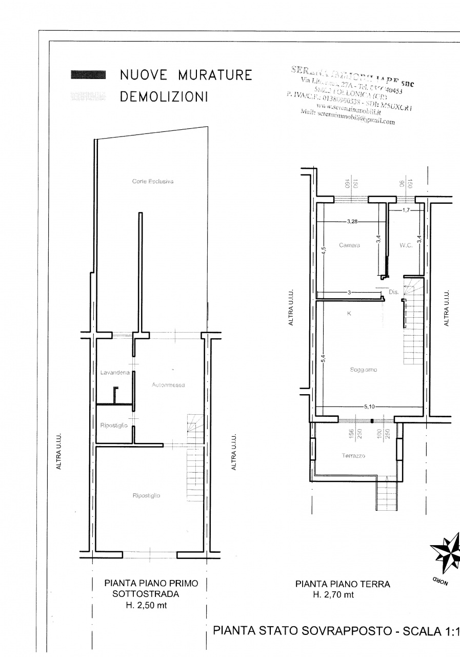 Casa indipendente in vendita in via giulio cesare, Scarlino