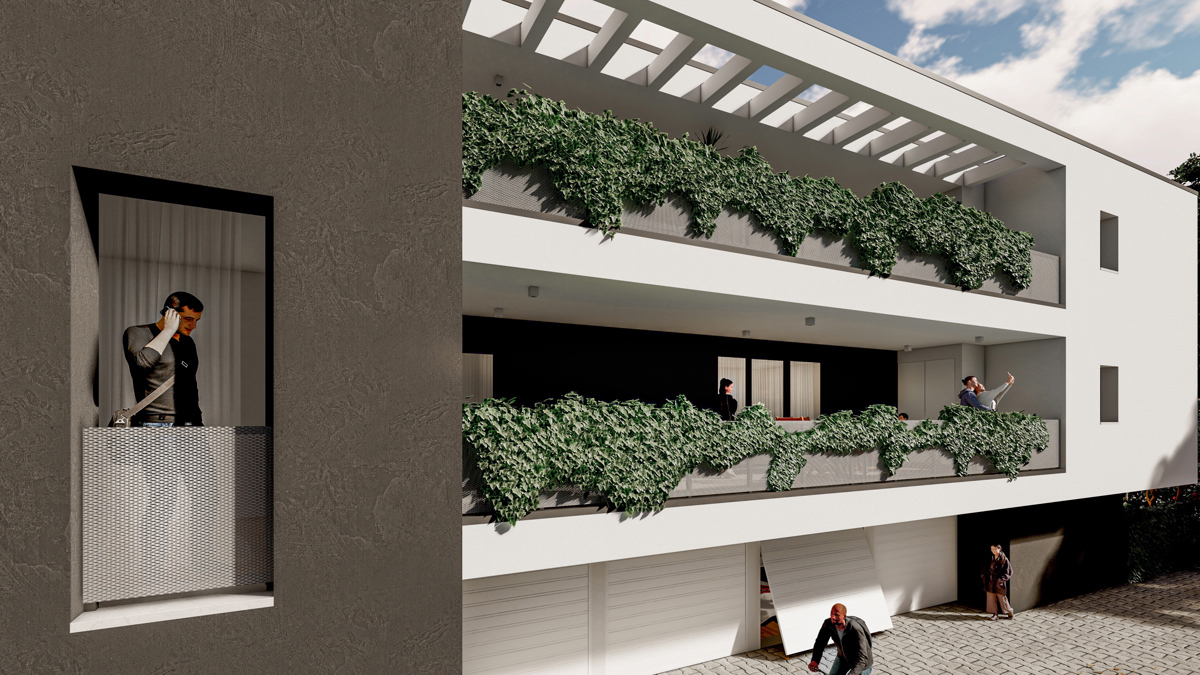 Attico con box a Monselice