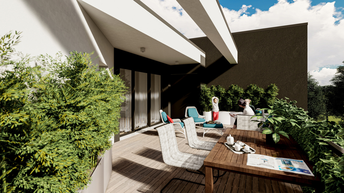 Attico con box a Monselice