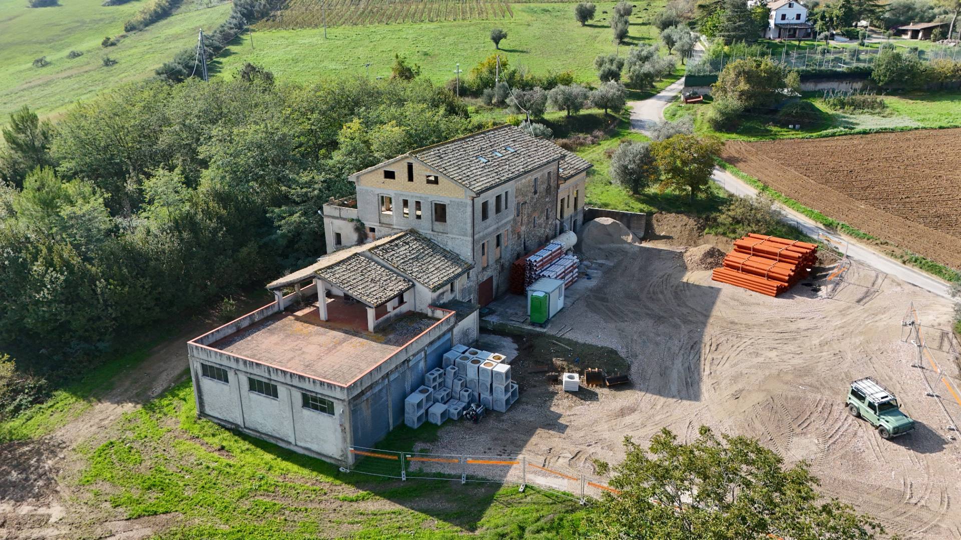 Casale Colonico Rustico in vendita a Acquaviva Picena, Madonna delle Piane