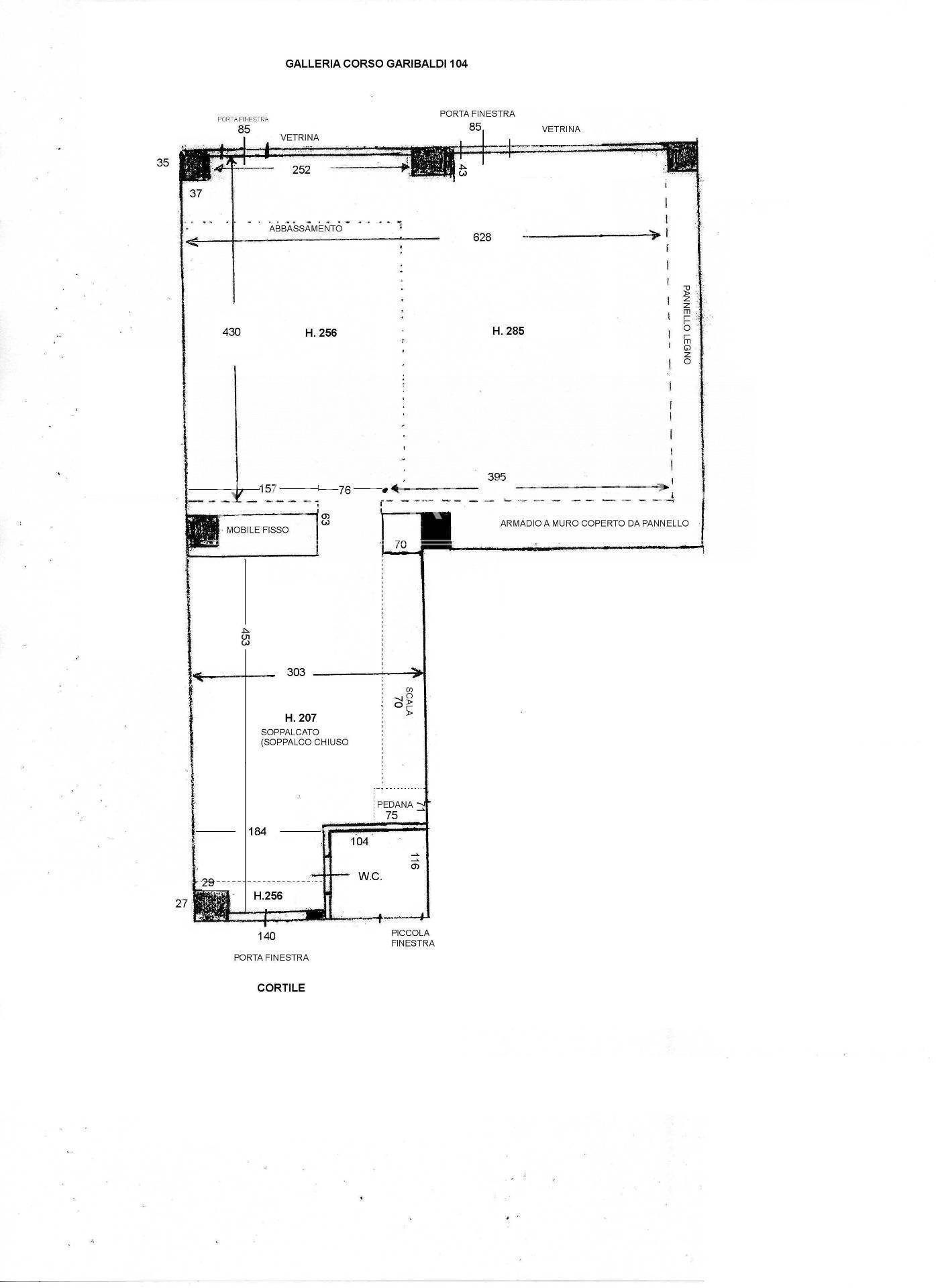 Negozio in affitto a Milano, C.so Garibaldi