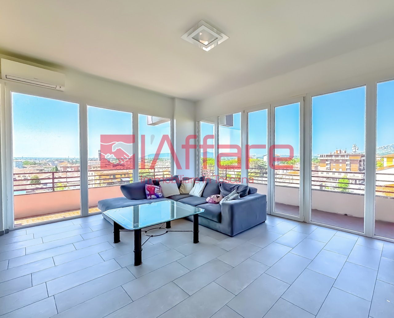 Appartamento con terrazzi a Montecatini-Terme