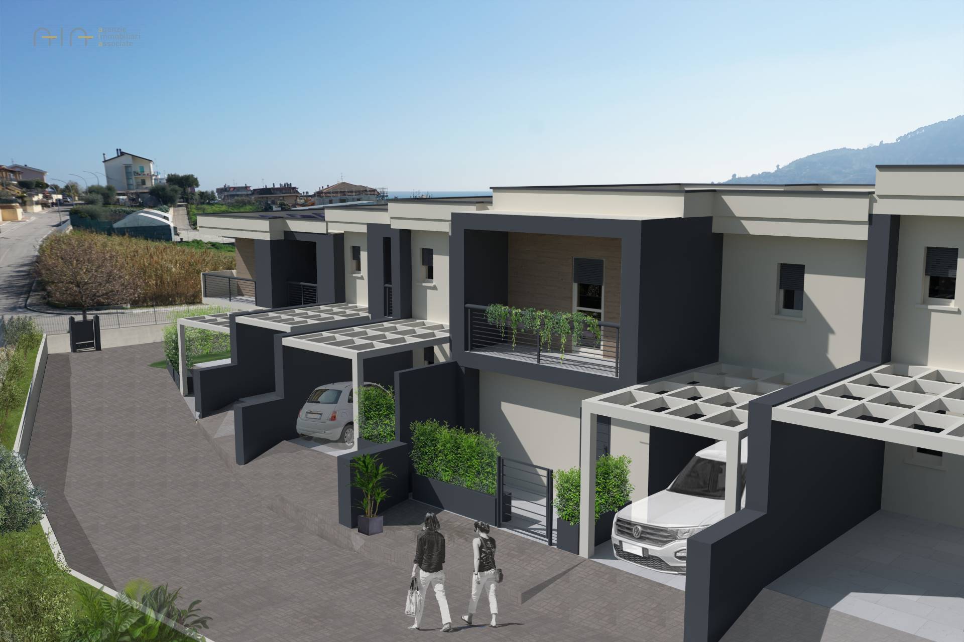 Villino a schiera / bifamiliare in vendita a Grottammare, Val Tesino (dall'imbocco fino a Ripatranso