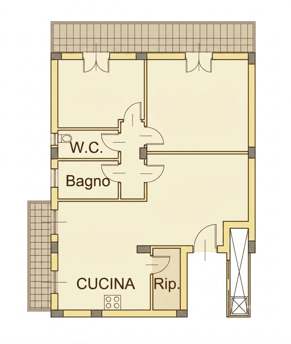 Appartamento in vendita a San Benedetto del Tronto, Zona Agraria