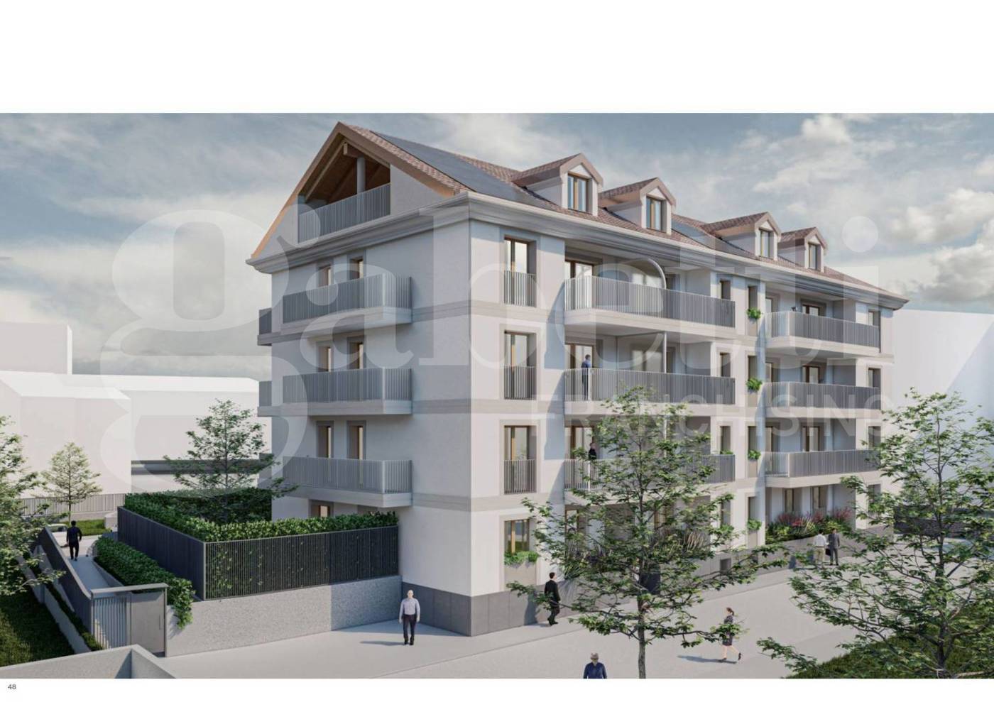 Quadrilocale con giardino a Trofarello