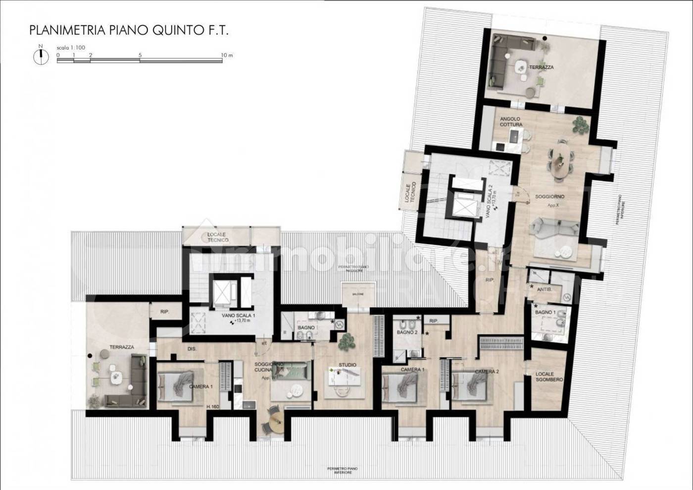 Quadrilocale con giardino a Trofarello