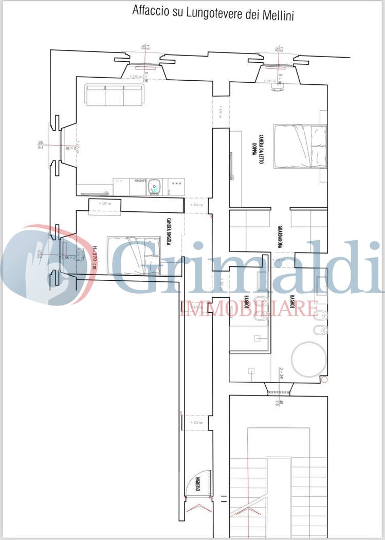 Trilocale ristrutturato a Roma