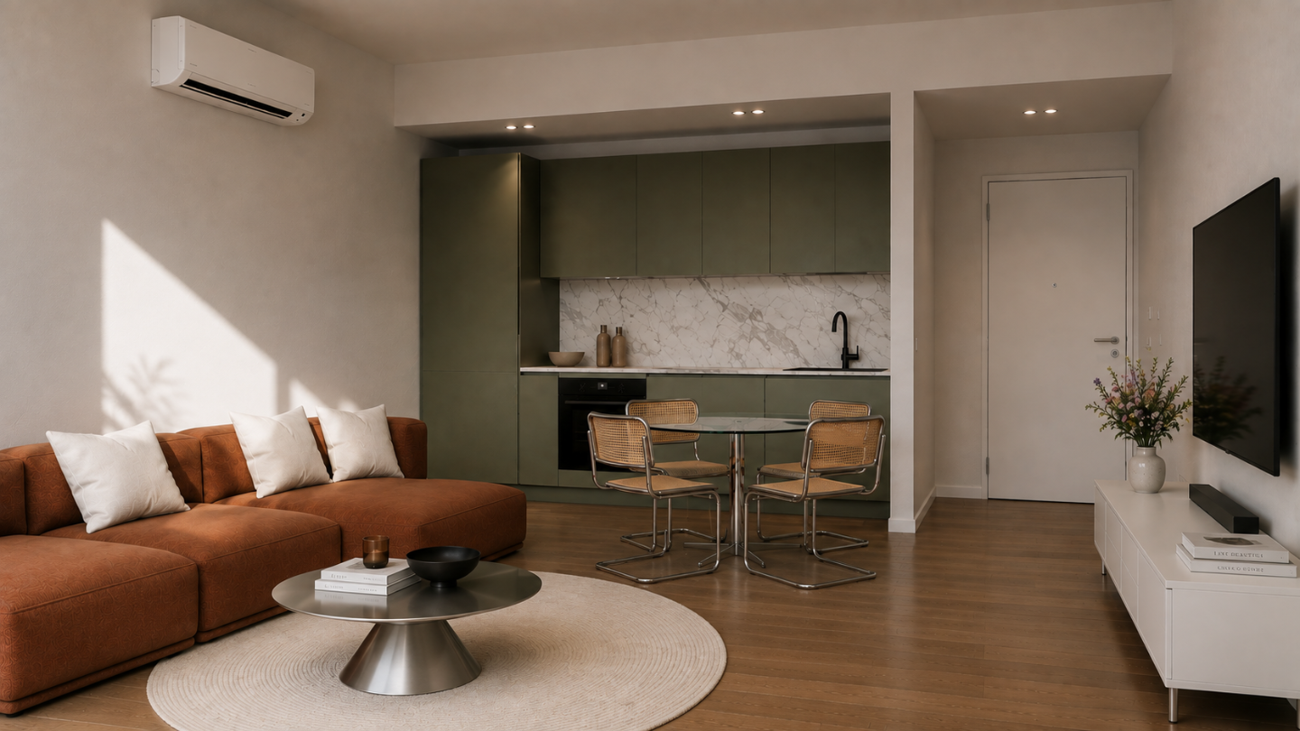 Trilocale con terrazzo, Massa ronchi