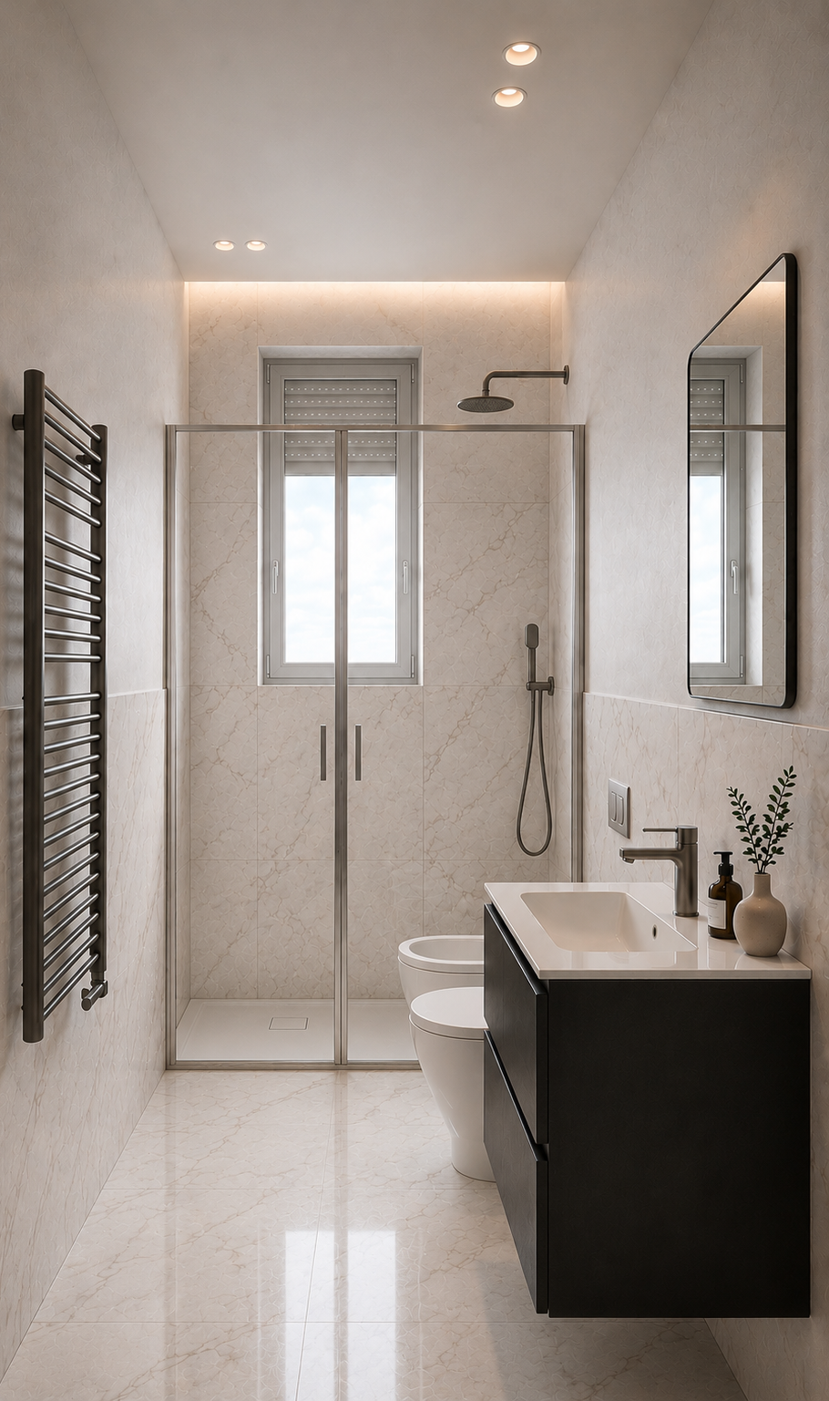 Trilocale con terrazzo, Massa ronchi