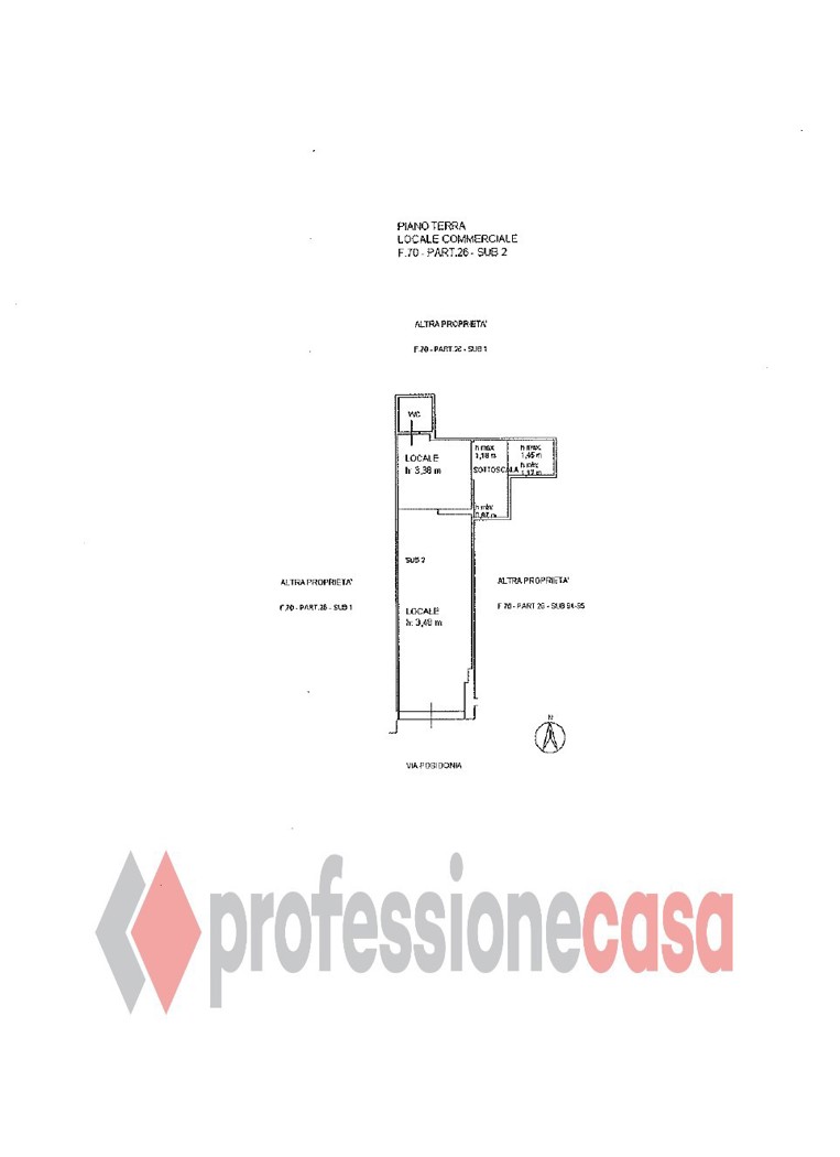 Negozio in affitto a Salerno
