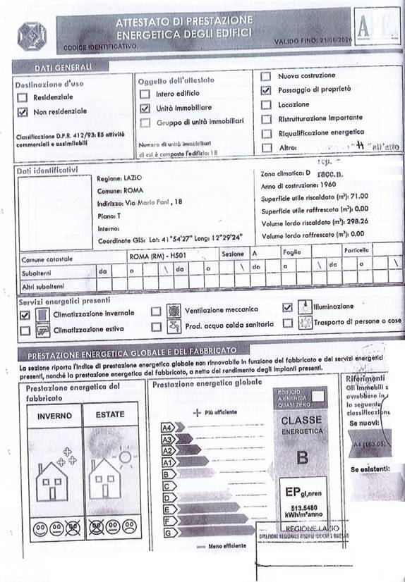 Locale commerciale in vendita a Roma, Camilluccia