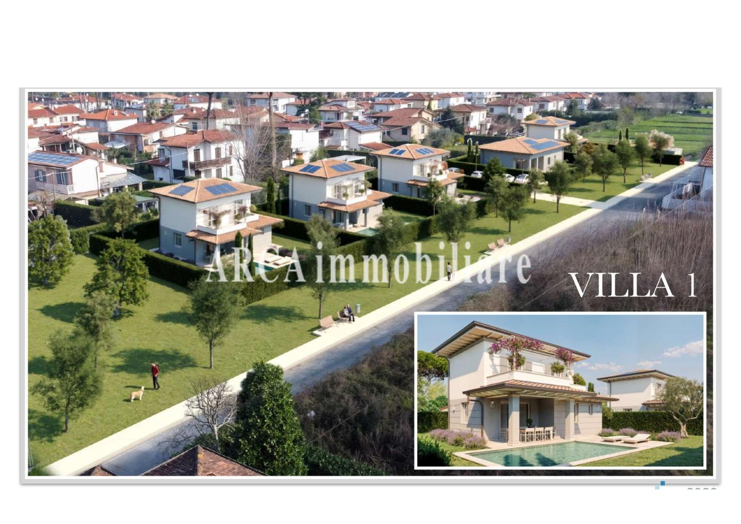 Villa con terrazzo a Pietrasanta