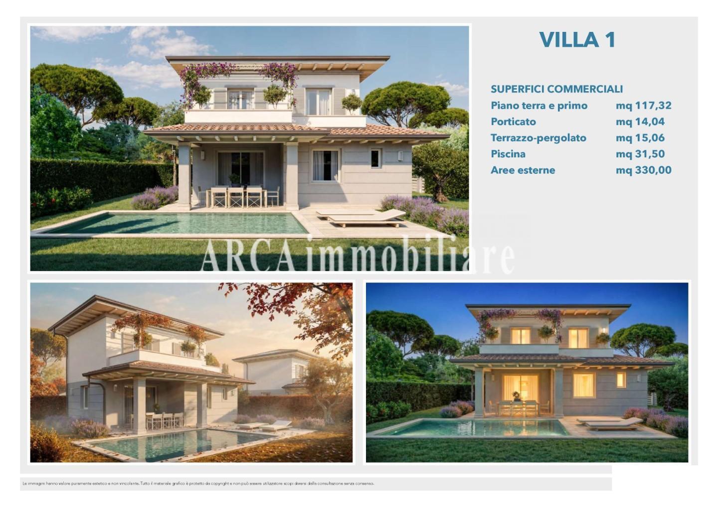 Villa con terrazzo a Pietrasanta