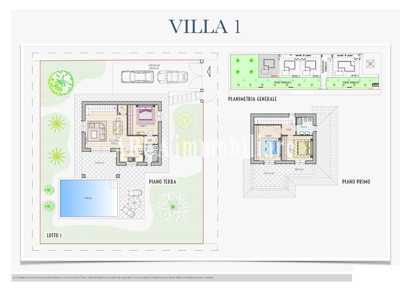 Villa con terrazzo a Pietrasanta