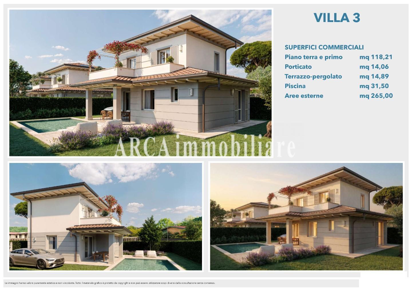 Villa con terrazzo a Pietrasanta