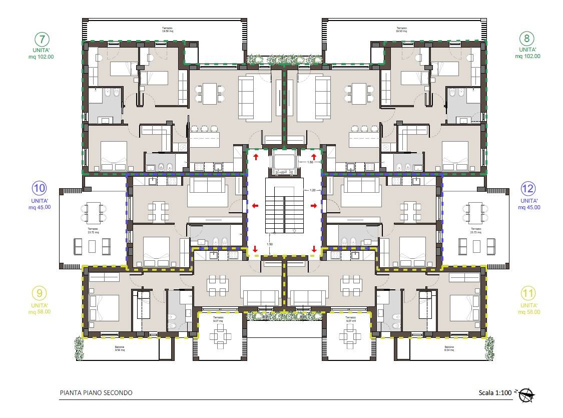 Appartamento in vendita a Porto San Giorgio, Mare