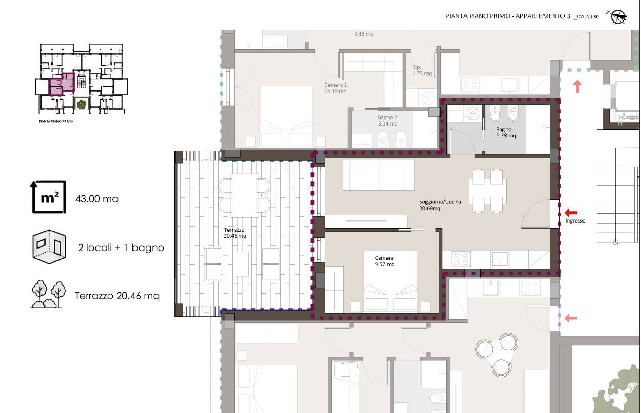 Appartamento in vendita a Porto San Giorgio, Mare