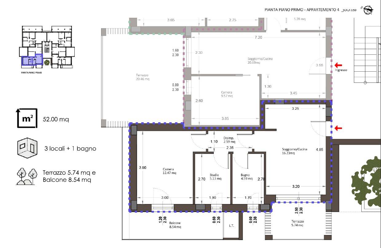 Appartamento in vendita a Porto San Giorgio, Mare