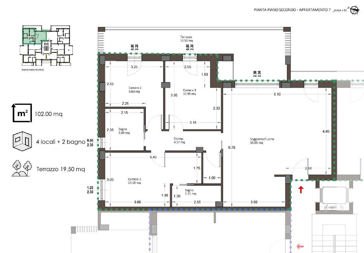Appartamento in vendita a Porto San Giorgio, Mare