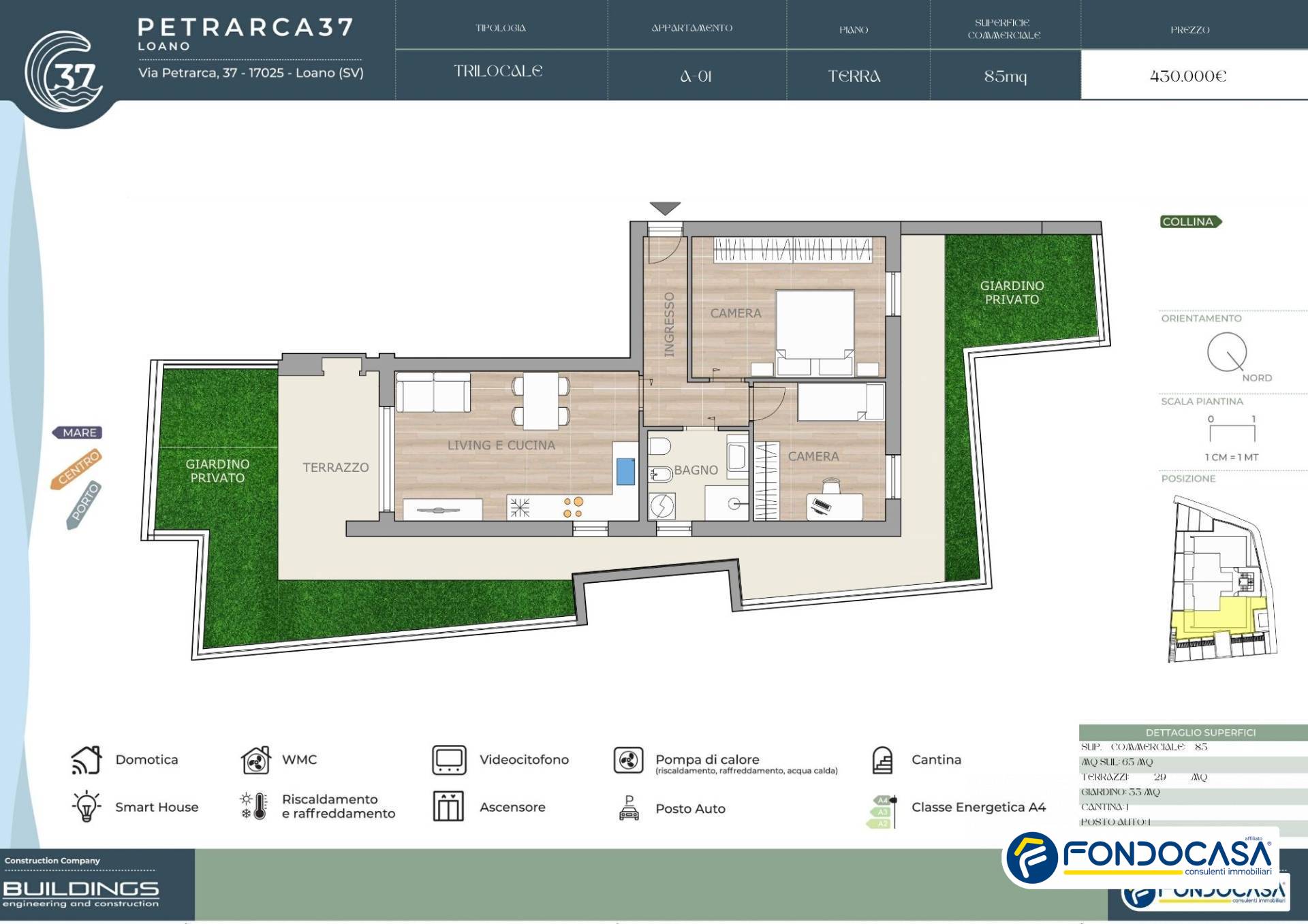 Appartamento in vendita a Loano