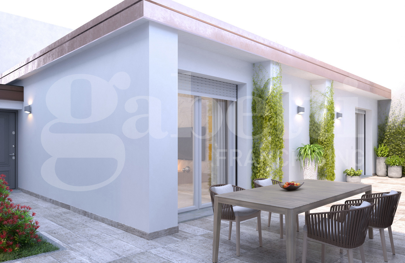 Trilocale con giardino a Bologna