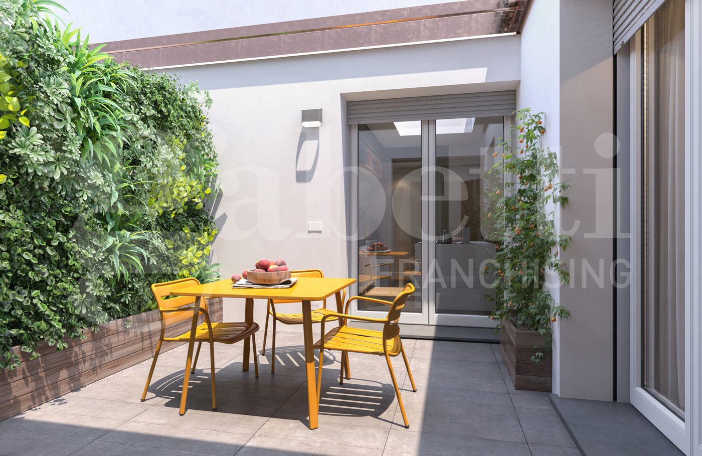 Trilocale con giardino a Bologna