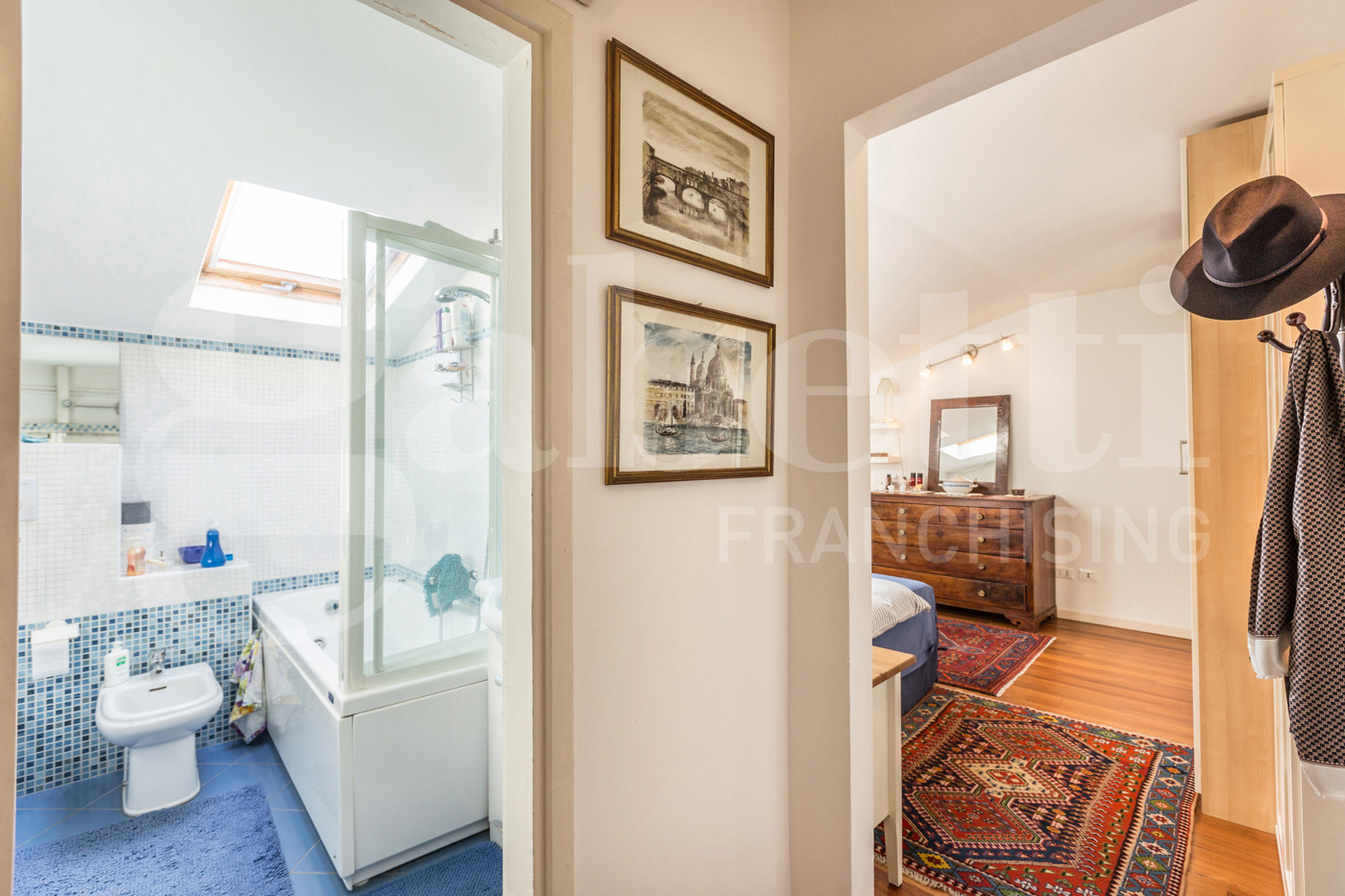 Attico ristrutturato a Bologna