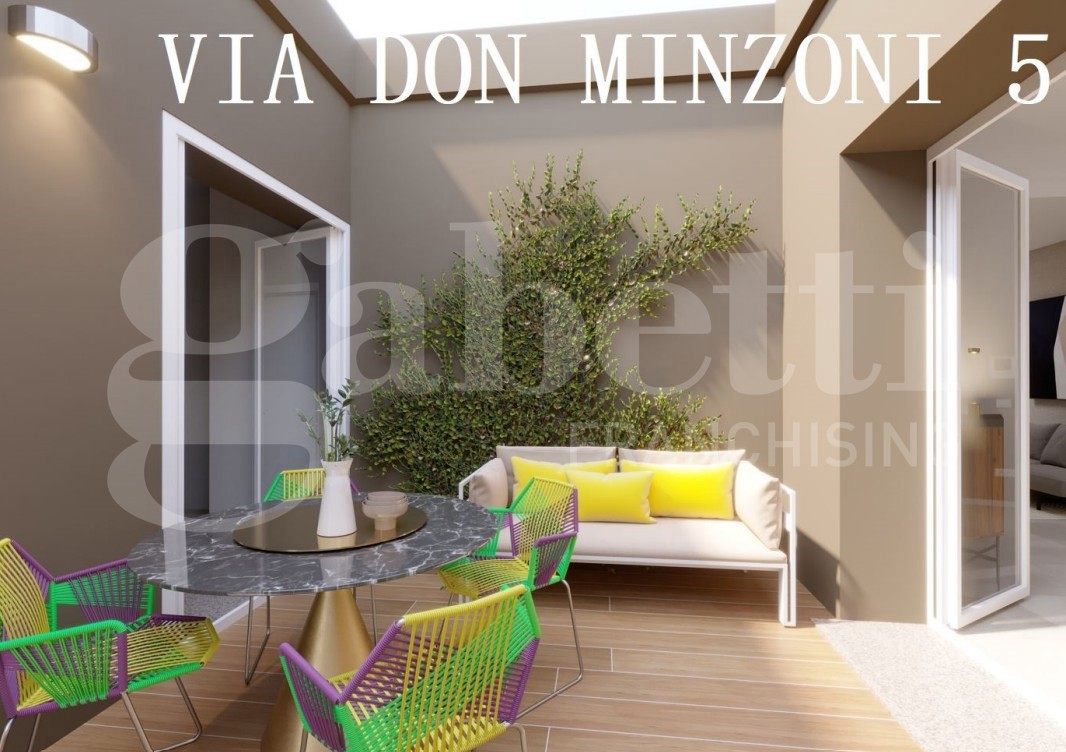 Trilocale con giardino a Bologna