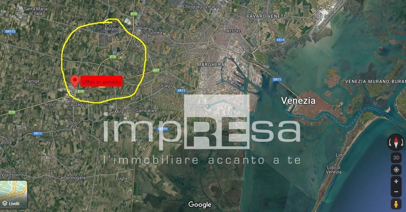 Ufficio in vendita a Mirano, Ball