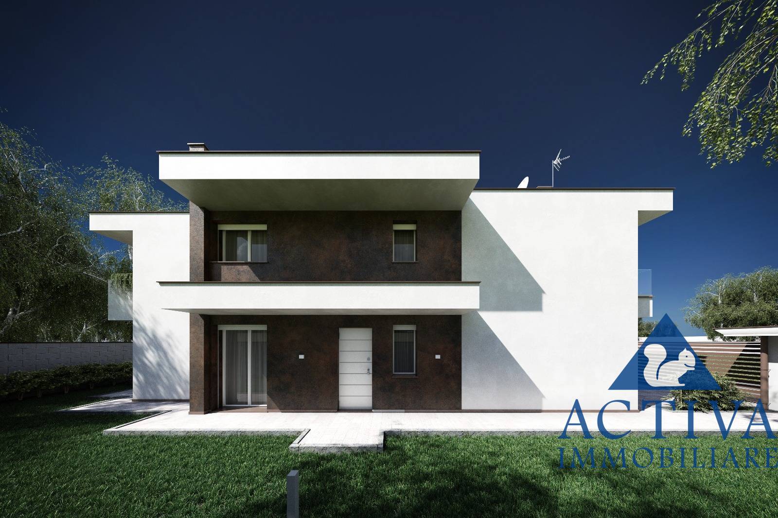 villa bifamiliare in vendita a Olgiate Olona