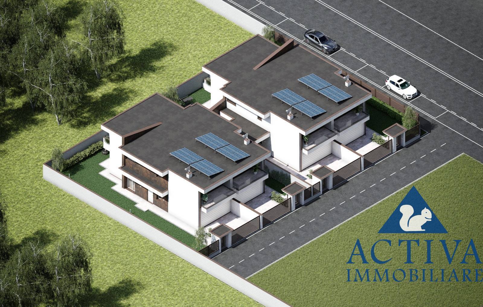 villa bifamiliare in vendita a Olgiate Olona