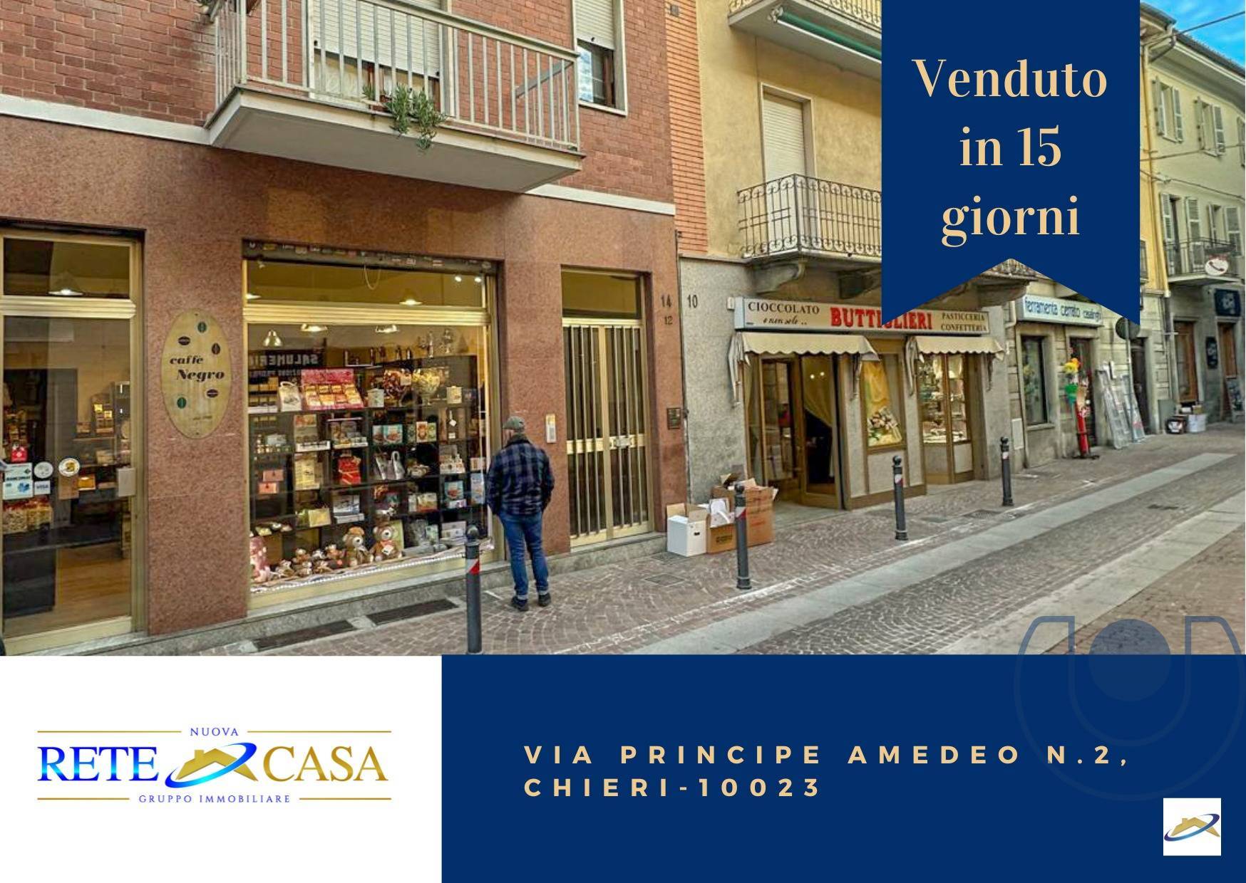 Appartamento in vendita a Chieri, Centro