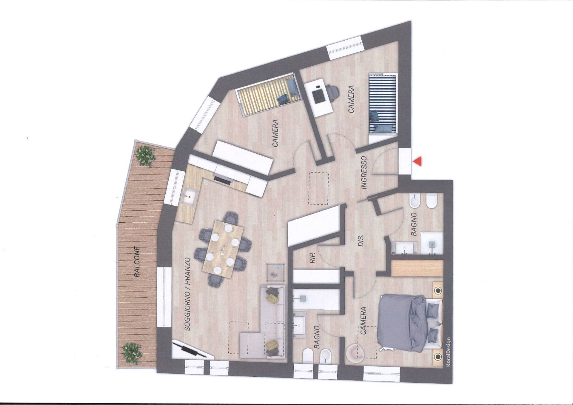 Appartamento in vendita a Bardonecchia, Borgovecchio