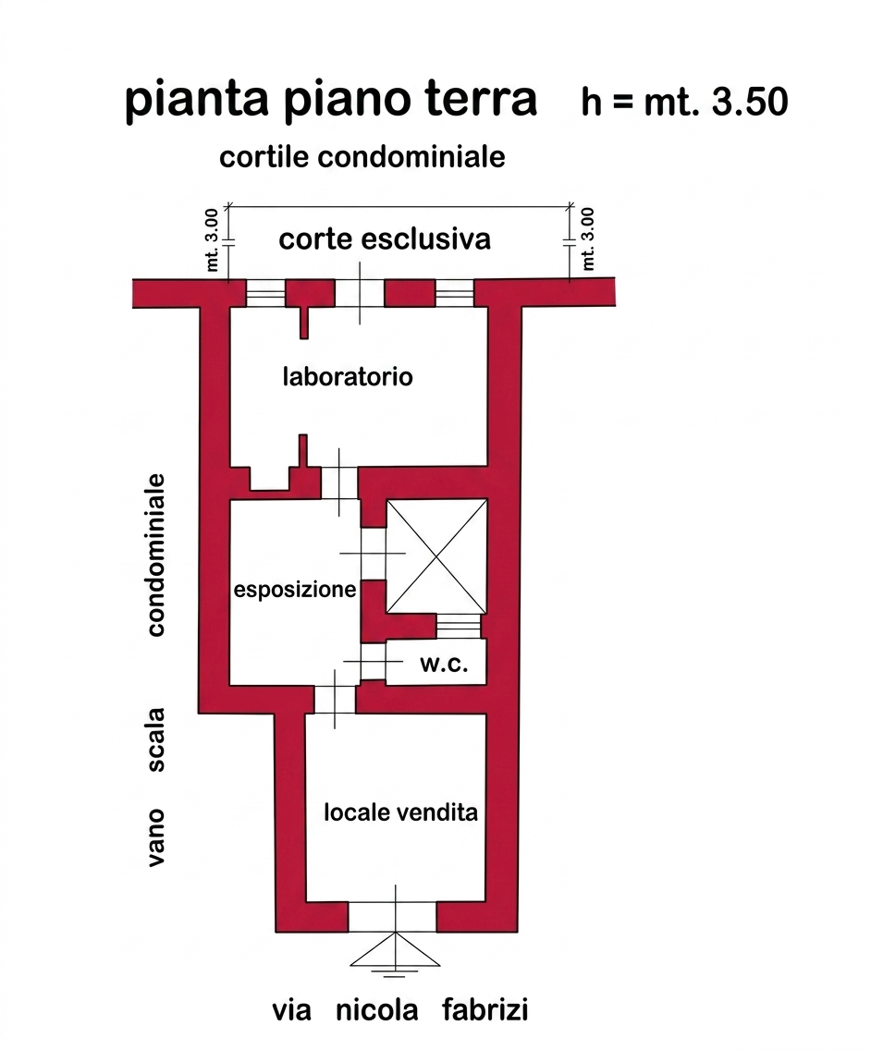 Negozio con giardino a Messina