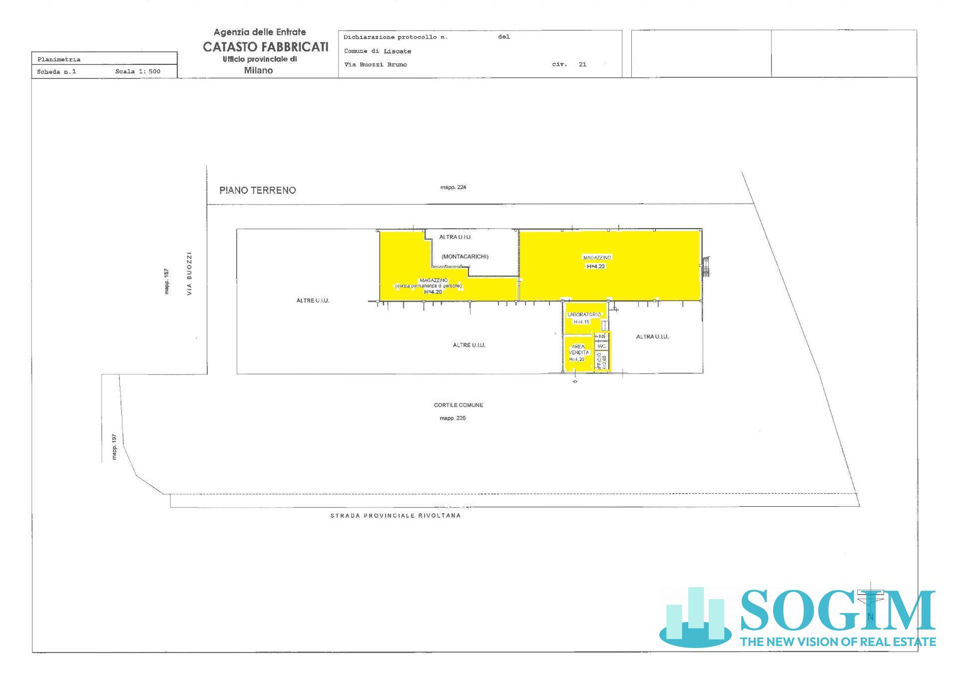 Immobile commerciale in affitto a Liscate