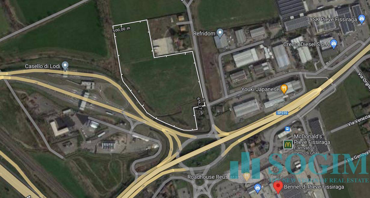 Terreno commerciale in vendita a Pieve Fissiraga