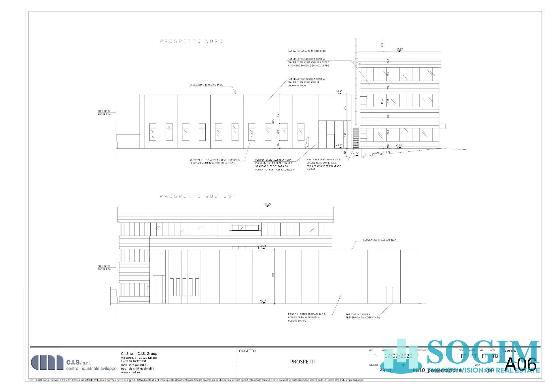 Capannone + Palazzina Uffici in vendita a Peschiera Borromeo