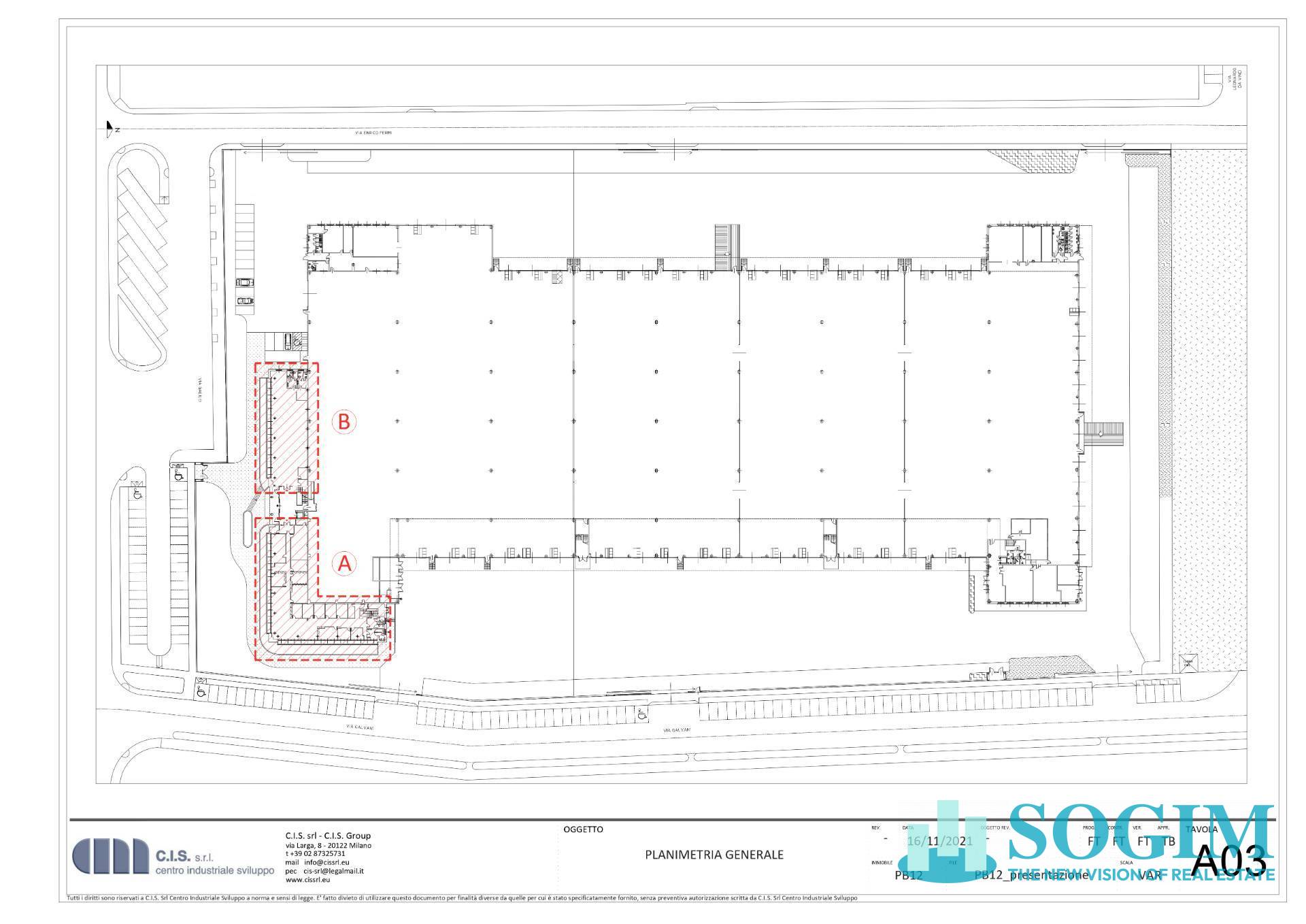 Capannone + Palazzina Uffici in affitto a Peschiera Borromeo