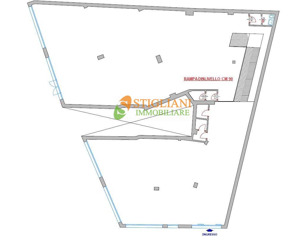 Locale commerciale in affitto a Campobasso, Semicentro