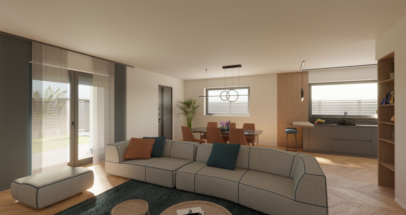 Quadrilocale con giardino a Scarnafigi