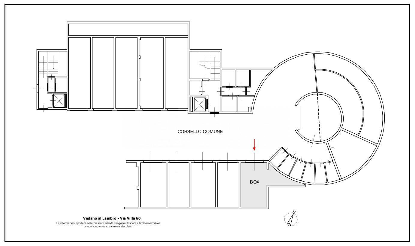 Box gestito in affitto a Vedano al Lambro, Unica