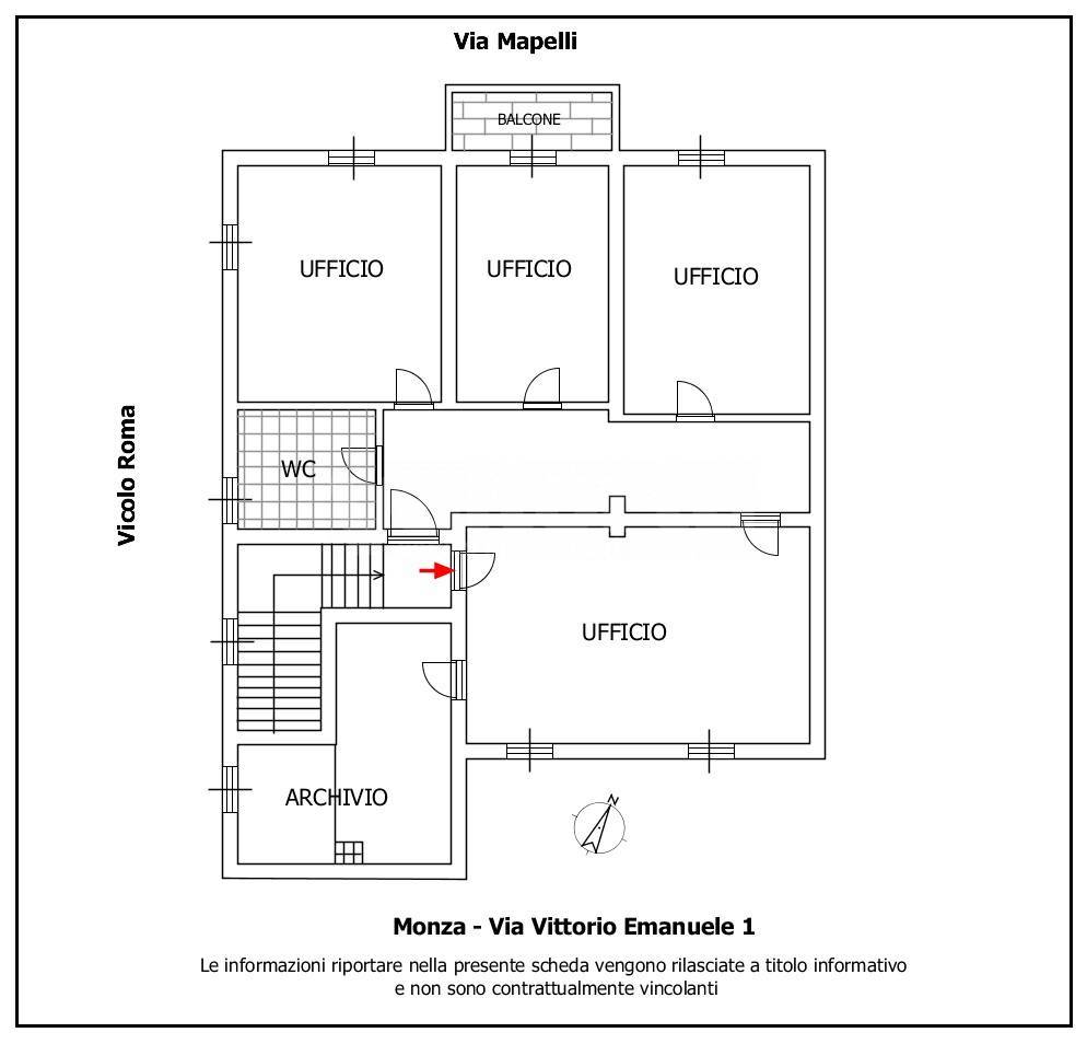 Ufficio in affitto a Monza, Centro storico