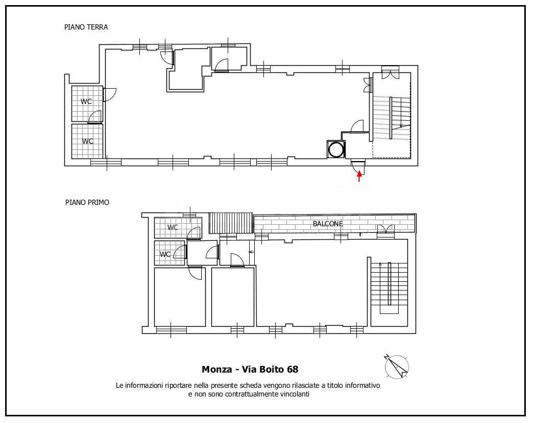 Locale commerciale in vendita a Monza, Cazzaniga