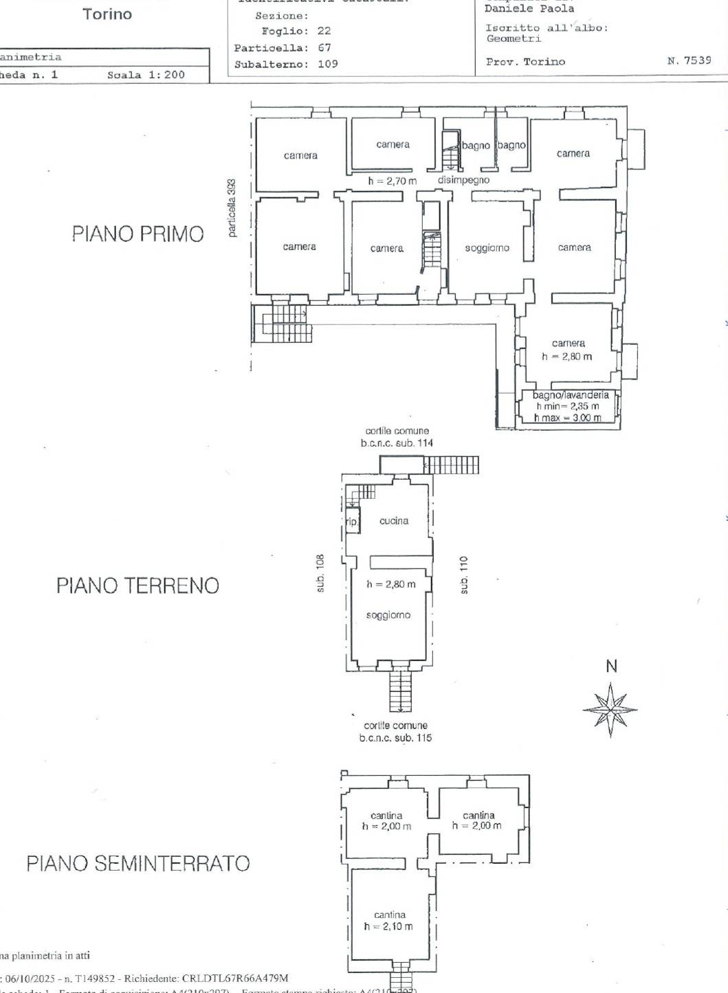 Porzione di casa in vendita a Strambino, Cerone