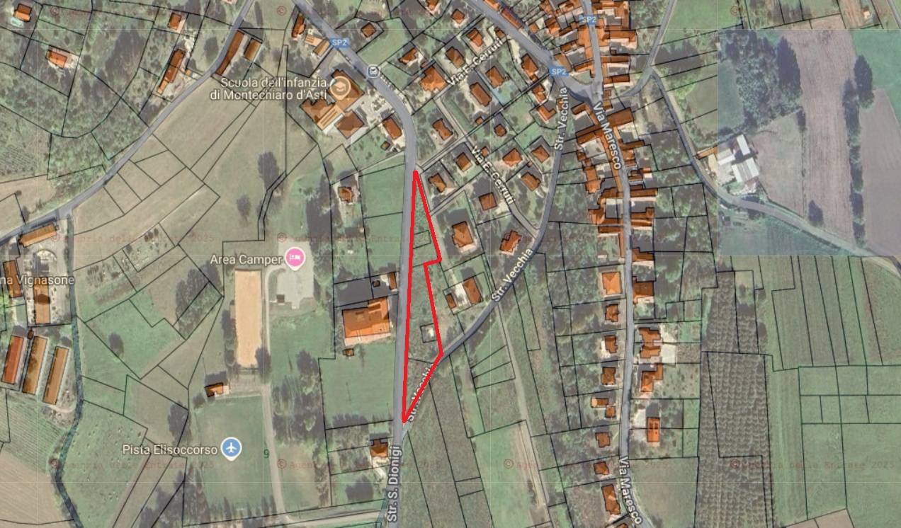 Terreno residenziale in vendita a Montechiaro d'Asti