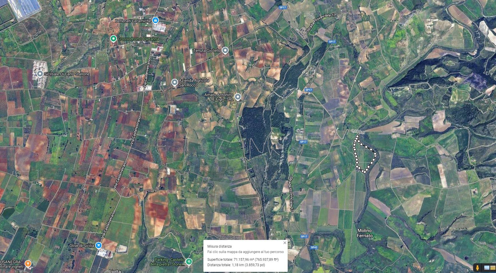 Terreno Agricolo coltivato con fabbricato in vendita a Partanna