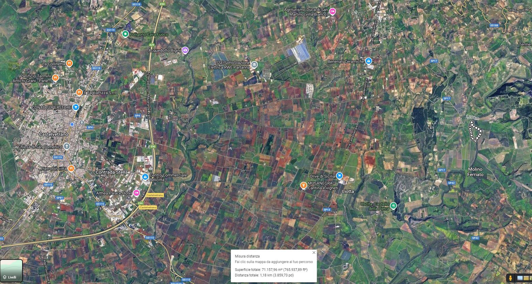 Terreno Agricolo coltivato con fabbricato in vendita a Partanna