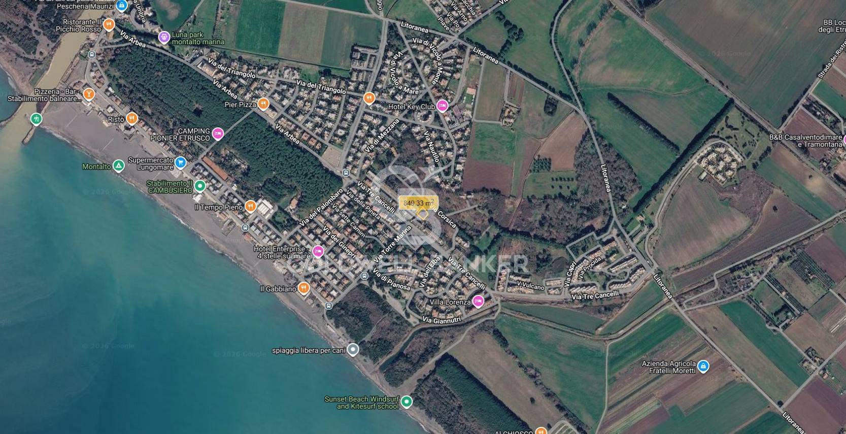 Terreno in vendita a Montalto di Castro, Montalto Marina